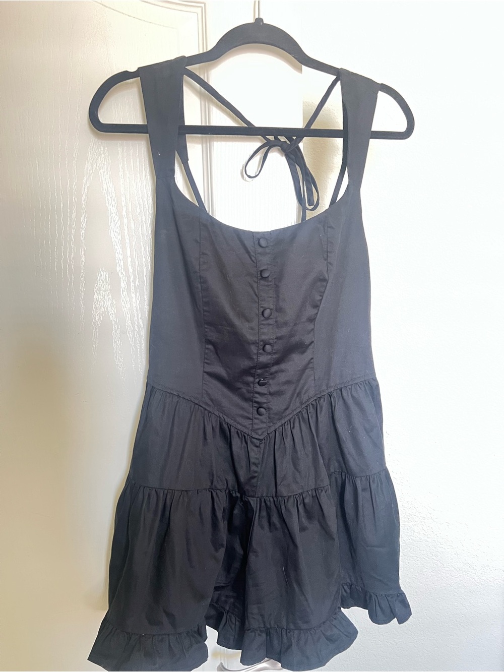 wild fable Black Smocked Romper